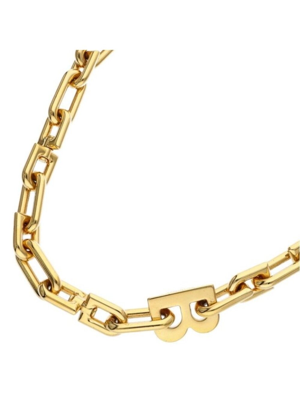 Balenciaga B Chain Logo Necklace